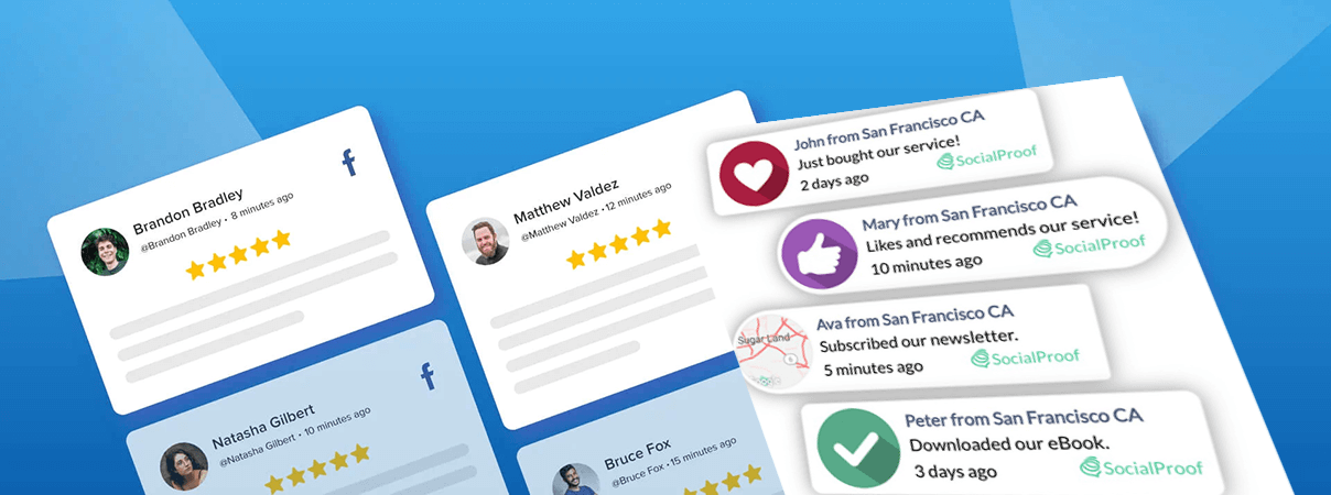 Social Proof and Reviews optimize your conversions to sell products and services