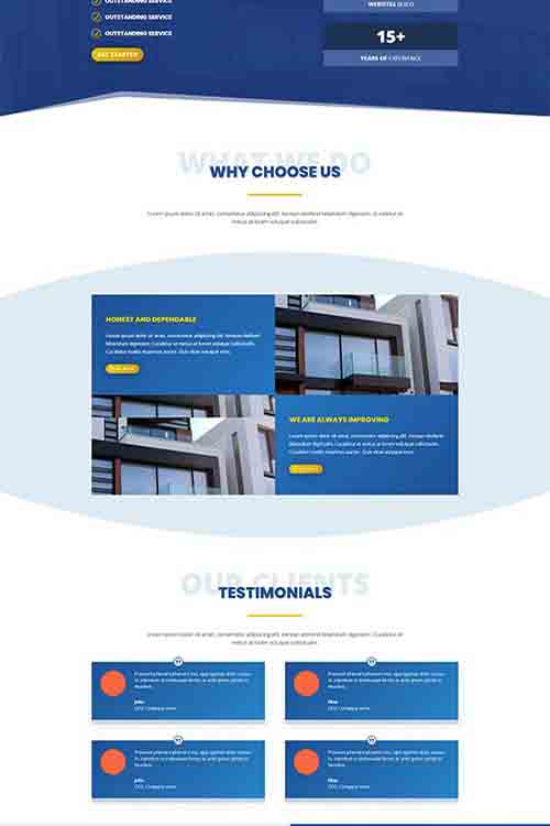 custom built and designed small business website
