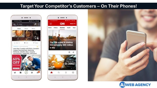 AI-Powered Time Lapse Advertising slide7 target your competitor customers on their phone everywhere they go
